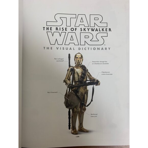 Star Wars Visual Dictionary The Rise of Skywalker Hardcover Book VGUC - Picture 3 of 3